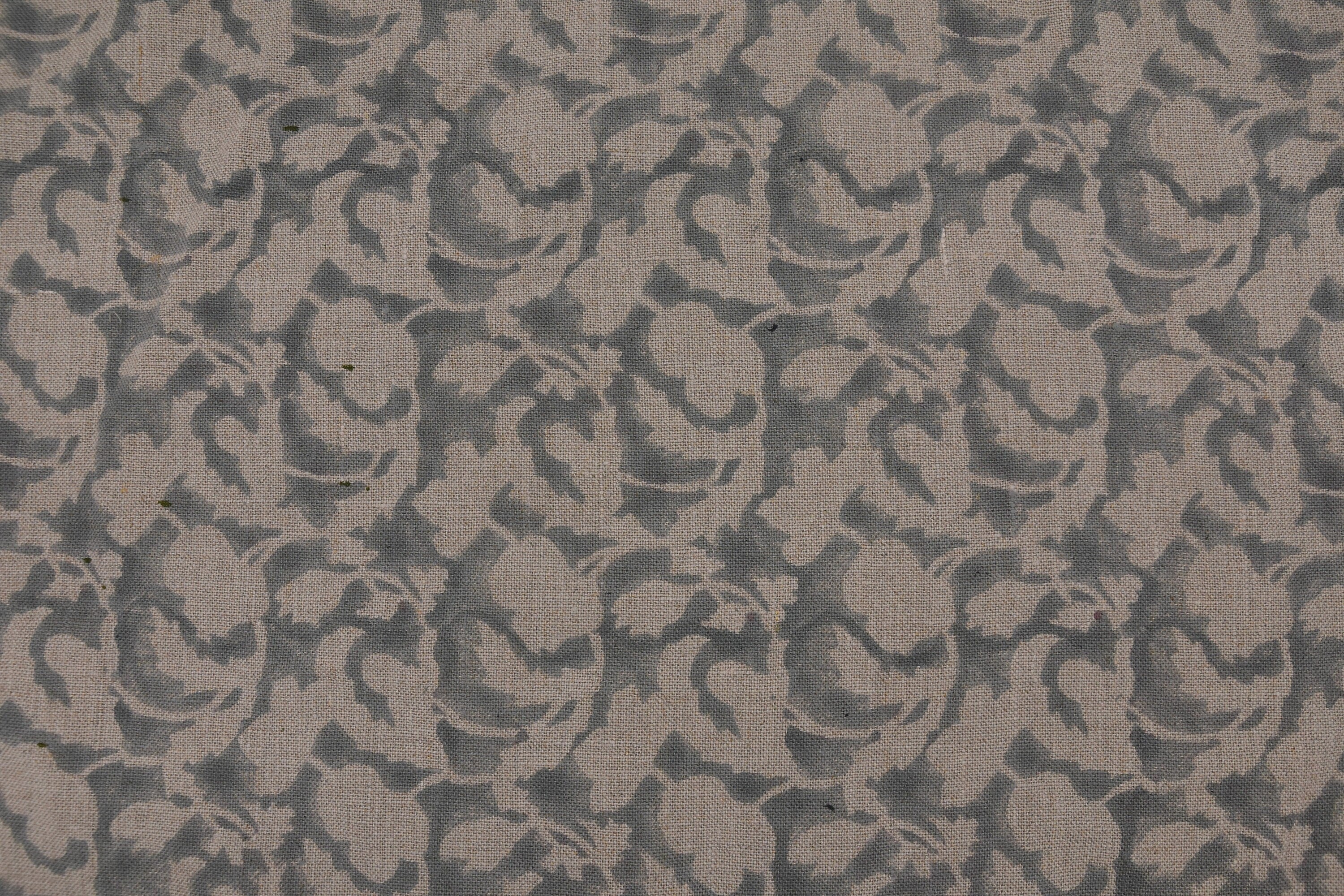 Thick Linen 58" Wide, hand block print, indian fabric, Linen Napkins, pillow cover, upholstery, boho fabric - Sulit Hex