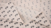 Pure Linen, Linen by yard, Hand Block Print, Indian Fabric, Chair Fabric, Fabric For Sewing, home décor, Linen - Trimab