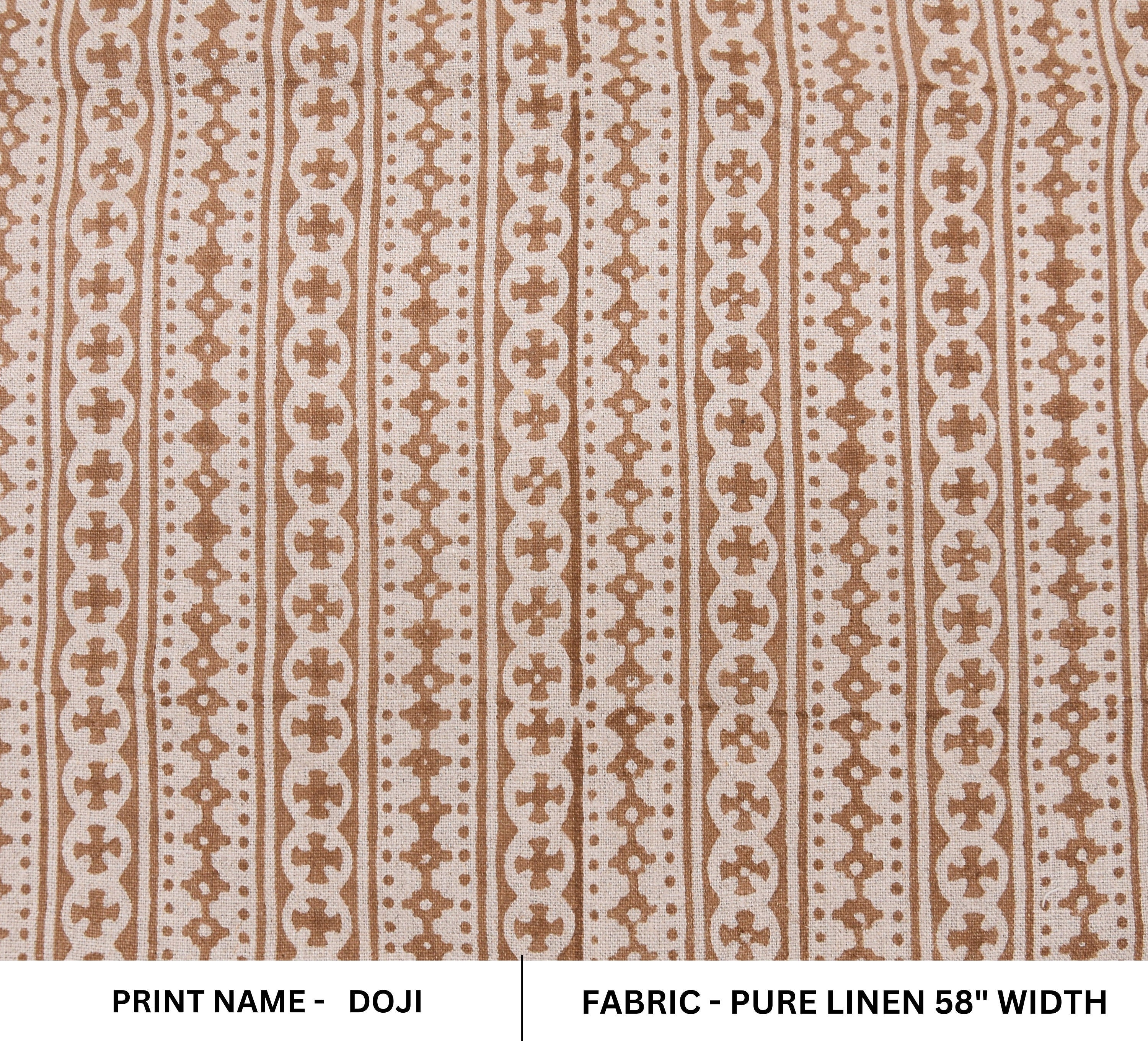 Block print fabric, Modern fabric, Indian Fabric, printed fabric, hand stamped, luxury fabric, Linen by yard - Doji