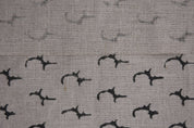 Pure Linen, fabric by the yard, Indian Fabric, hand stamped, linen textile, sewing fabric, block print fabric