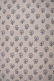 Pure Linen 58" Wide, Hand Block Print Indian Fabric, floral Linen by yard, upholstery Craft Fabric - Shivri