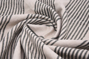 Pure Linen 58"Wide, block print fabric, upholstery, Modern fabric, Handloom Linen by yard, farmhouse pillow covers- Ziba