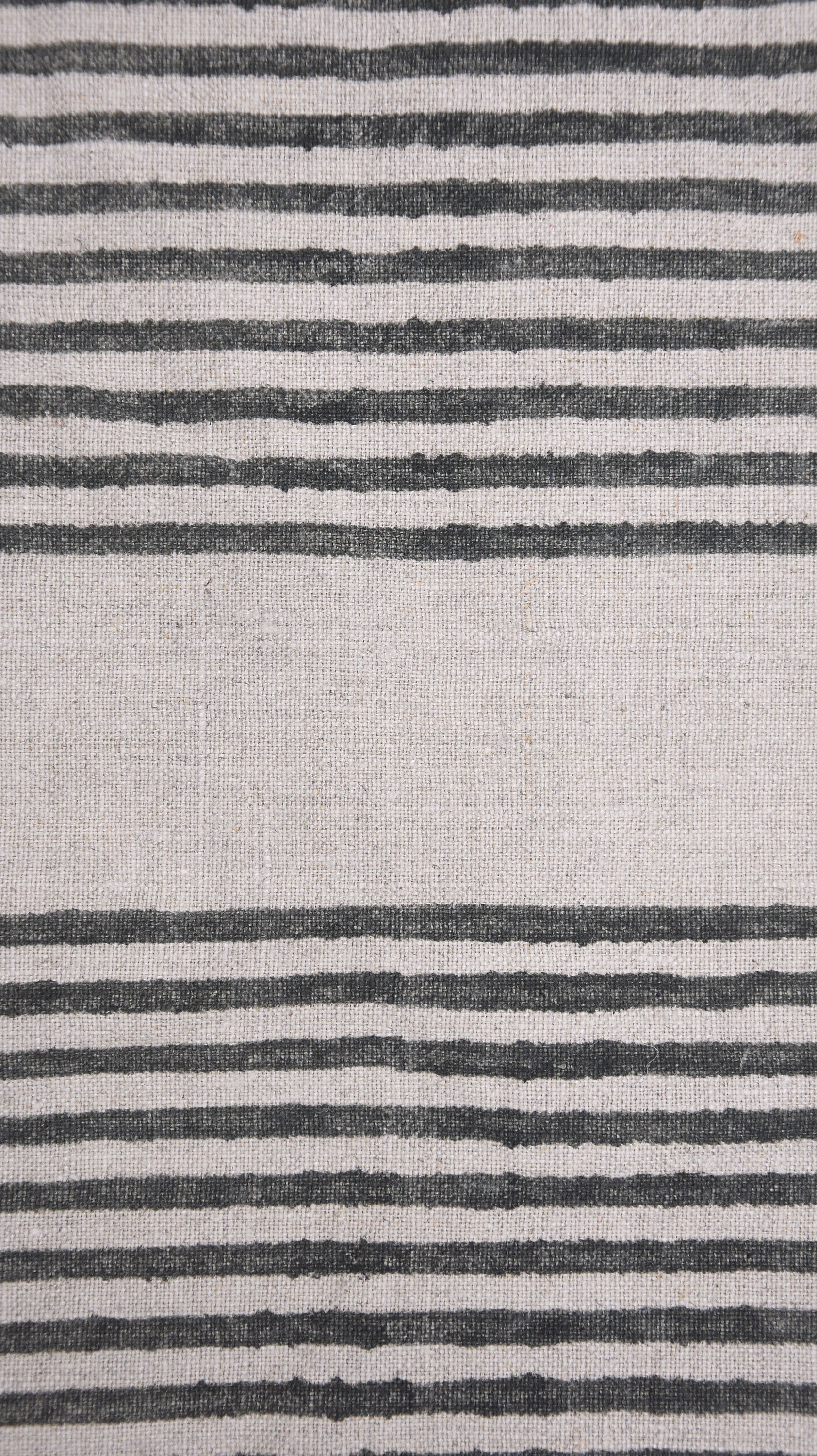 Pure Linen 58"Wide, block print fabric, upholstery, Modern fabric, Handloom Linen by yard, farmhouse pillow covers- Ziba