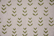 Block print thick Linen 58" Wide, Indian Fabric, floral fabric, Linen by yard, upholstery pillow covers Fabric - Veer