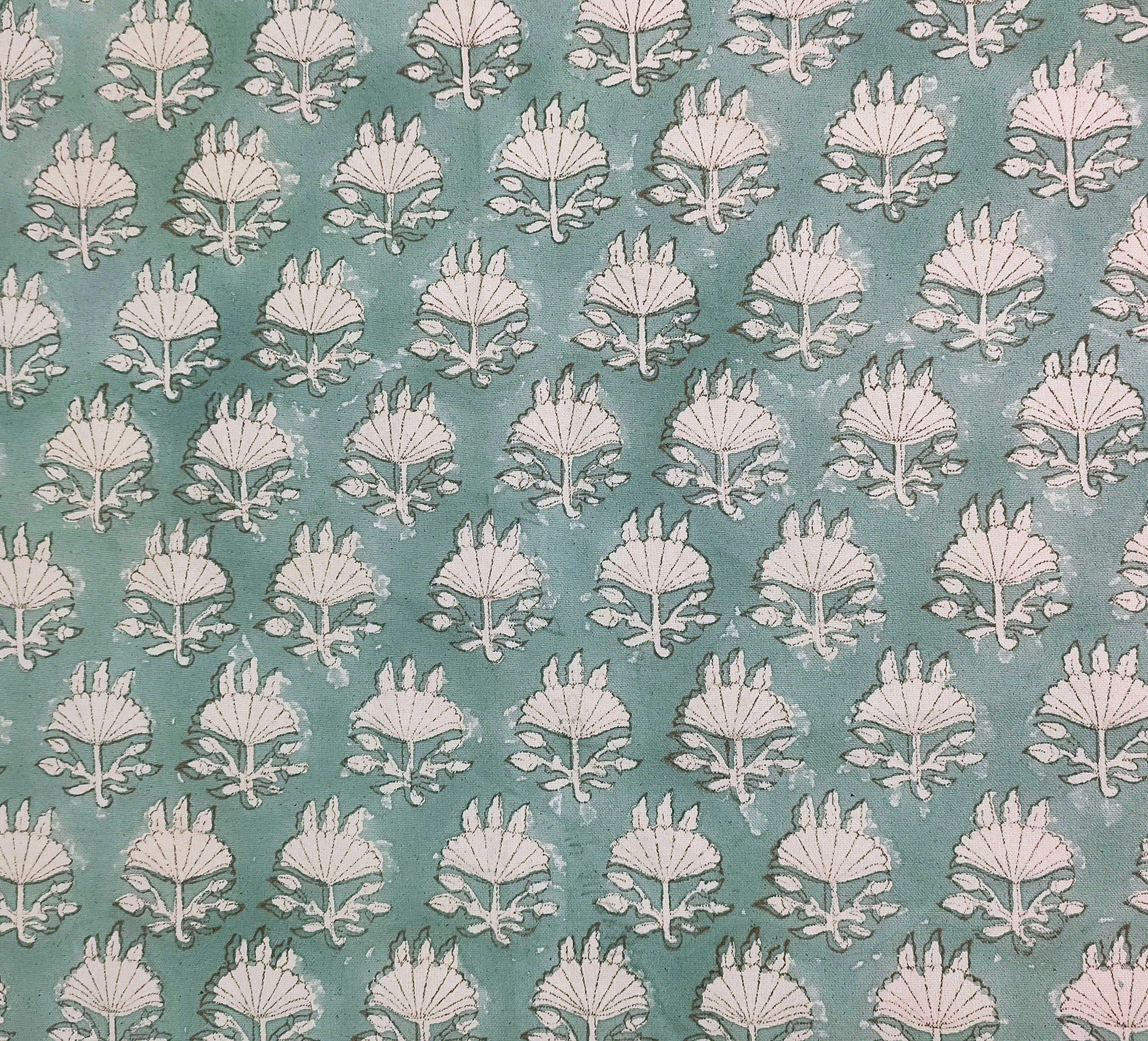 Thick Cotton, Hand Block Print, curtain yardage, luxury fabric Cotton, Indian Fabric, Fabric and  Notions - Trishula