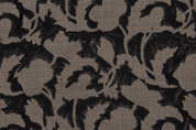 Thick Linen 58" Wide, hand block print, indian fabric, Linen Napkins, pillow cover, upholstery, boho fabric - Sulit Black