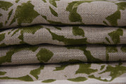 Thick Linen 58" Wide, hand block print, indian fabric, Linen Napkins, pillow cover, upholstery, boho fabric - Sulit Black