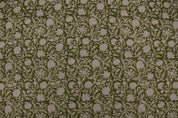 Thick Linen 58" Wide, hand block print, Indian Craft Fabric, Home Decor, Linen Napkins, Organic Linen - Chakri
