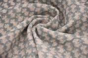 Thick Linen 58" Wide, Block Print fabric, by the yard, Indian print, handloom pillow curtains upholstery - Traz Mustard