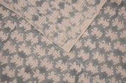 Thick Linen 58" Wide, Block Print fabric, by the yard, Indian print, handloom pillow curtains upholstery - Traz Mustard