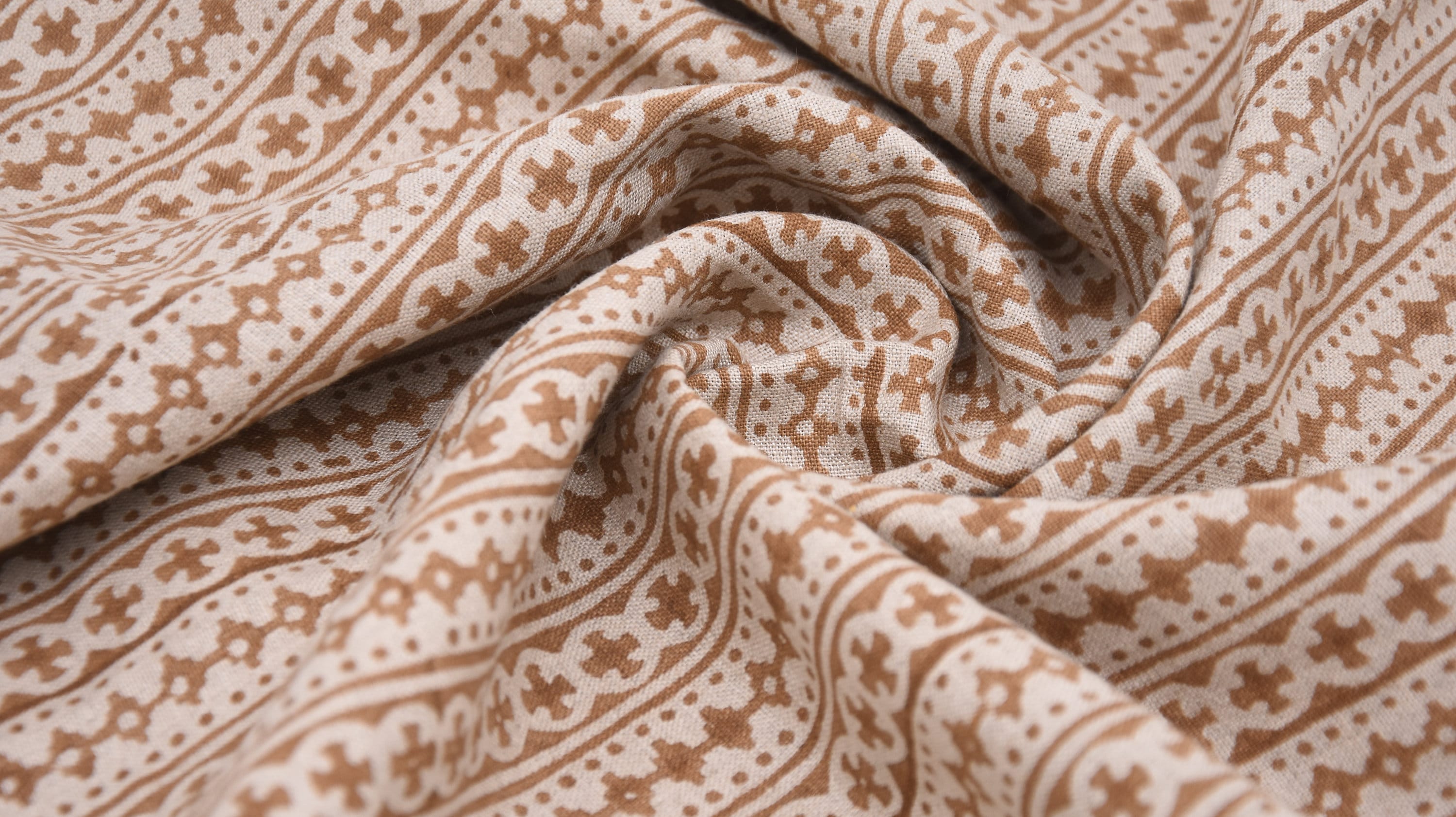 Block print fabric, Modern fabric, Indian Fabric, printed fabric, hand stamped, luxury fabric, Linen by yard - Doji