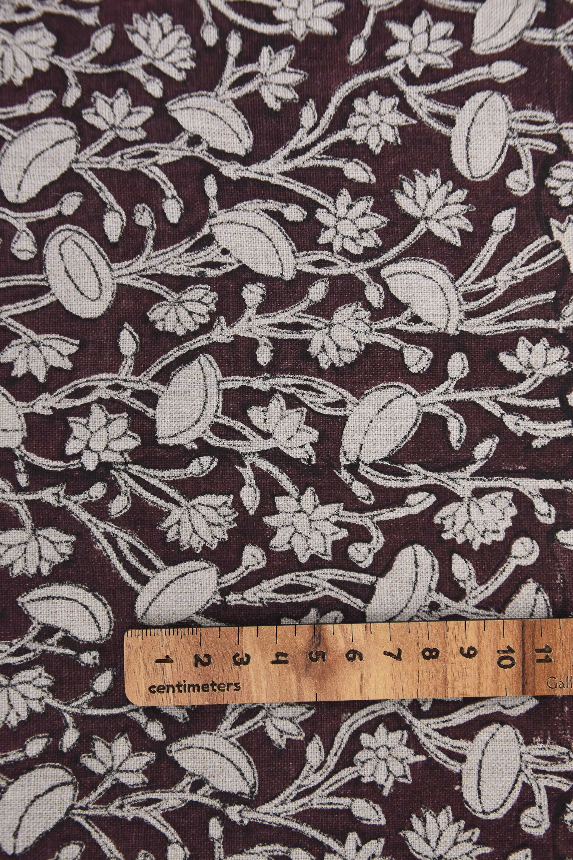 Handloom Pure Linen 58-Inch Wide Hand Block Print Fabric Curtains Table Cloth and Linen Pillow - PISHTA