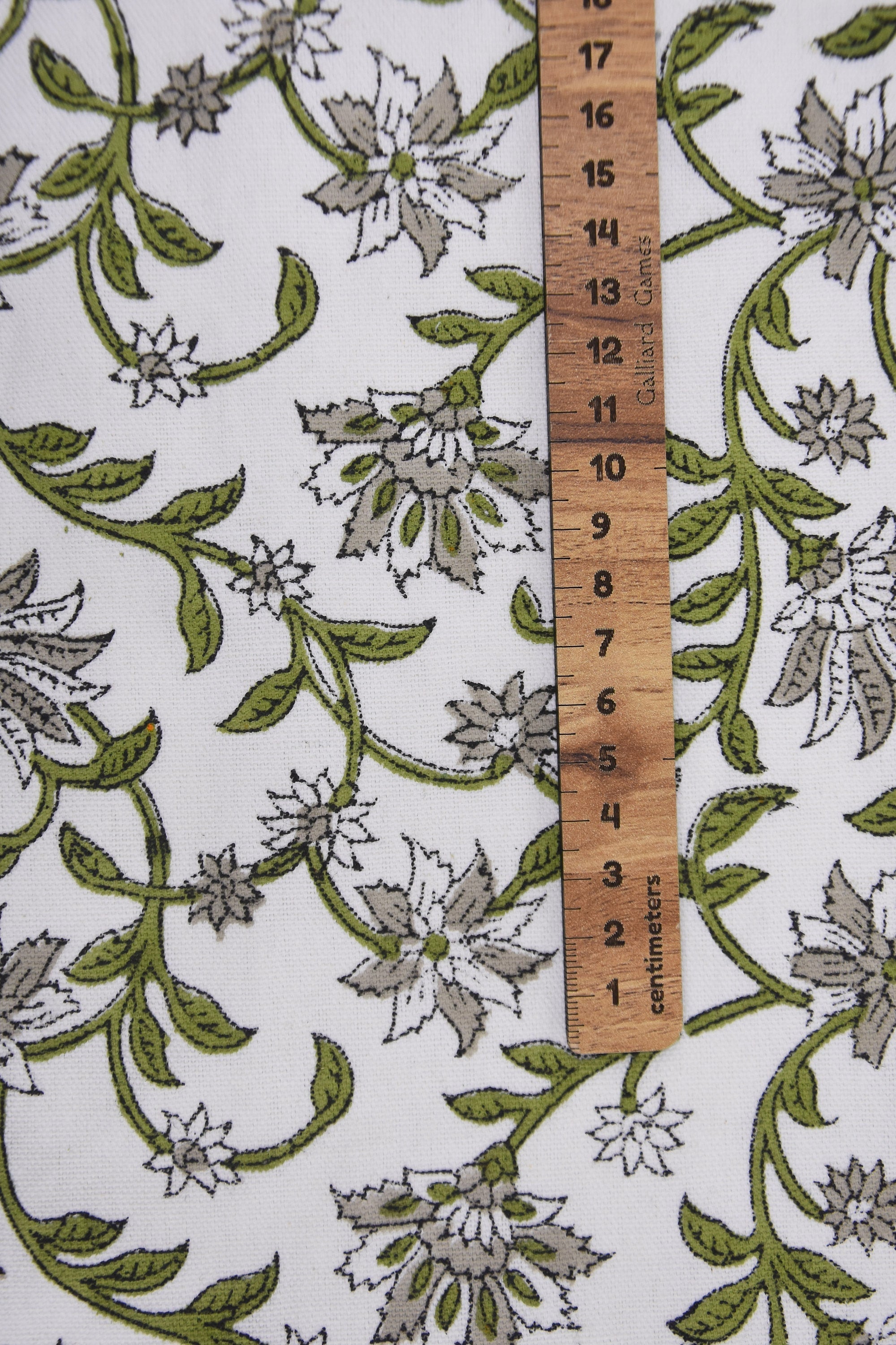 Block Print Off-White Linen 58 Wide Indian Floral Print Fabric by the Yard Handmade Upholstery Sofa Cover Cushion Cover - JALDHARA