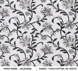 JAL DHARA Hand Block Print Thick Cotton Fabric
