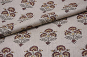 Thick Cotton 44" Wide, Block Print, Handmade, Indian Cushion Cover, Sofa and Table Cloth, Floral Printed - TRAFFIC LIGHT