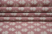 Linen cotton, duck canvas 50" wide fabric, cotton quilt fabric, Indian block print, handmade block print fabric - CROSSWORD