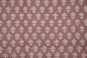 Handmade block print fabric, linen cotton, duck canvas 50" wide fabric, cotton quilt fabric, Indian block print - PINKCITY JAAL
