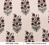 HJARA Hand Block Print Thick Cotton