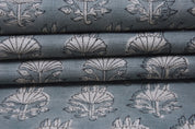 Pure linen 58" wide, linen window curtain, pillow cover, sofa cover, handmade block print, - CHHATRI