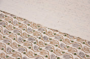 Designer cotton fabric, thick cotton 44" wide, fabric for window shades, cushions, tablecloth, bags and baskets - KERSANGRI