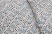 Floral block print thick linen pure 58" wide, fabric for couch cover and cushions, striped pattern print fabric - GARUD