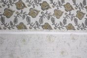 Linen block print floral table cloth and napkins handmade art home decor wall hangings curtain - MADHUBALA