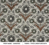 Hand Block Print Thick Linen Fabric VANSHIKA