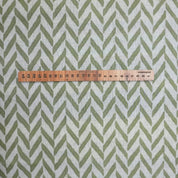 LINEN HAND BLOCK PRINT, STIPE LINEN FABRIC, HANDMADE CUSHION FLORAL FABRIC, COTTON LINEN  - STRIPE SCALE
