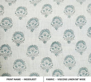 Block Print Handmade Floral Viscose Linen Fabric – Inderjeet
