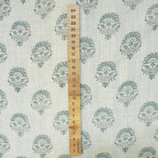 Block Print Handmade Floral Viscose Linen Fabric – Inderjeet