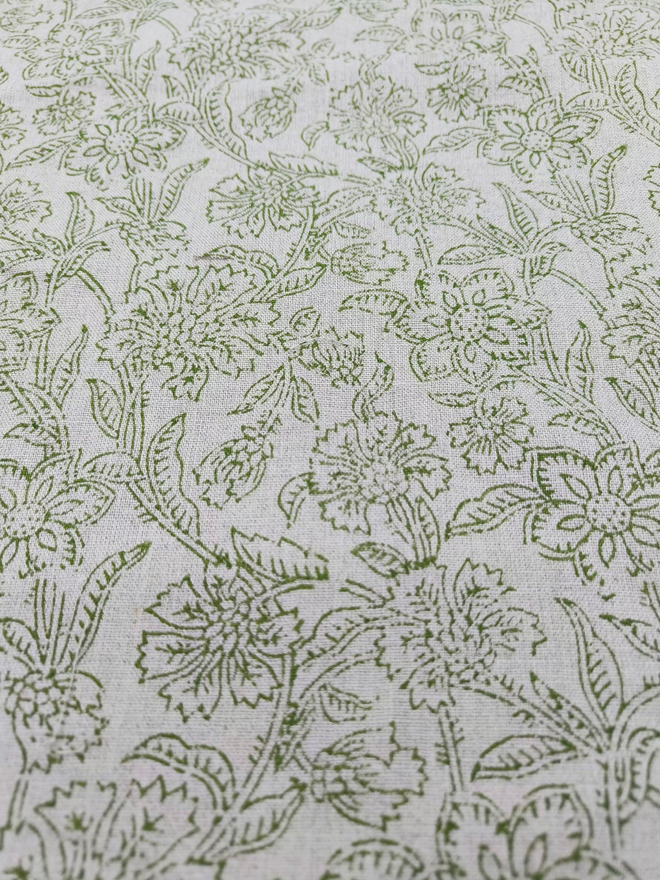 fabric by the yard, Pure linen Fabric, curtain yardage, Indian fabric, linen textile, printed curtains - Jarul