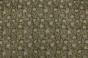 Indian Handmade Block Print Beige Thick Linen Fabric – Chakri