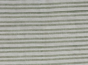 Premium Hand Block Print Sage Green Pure Linen Fabric – Geometrical Line