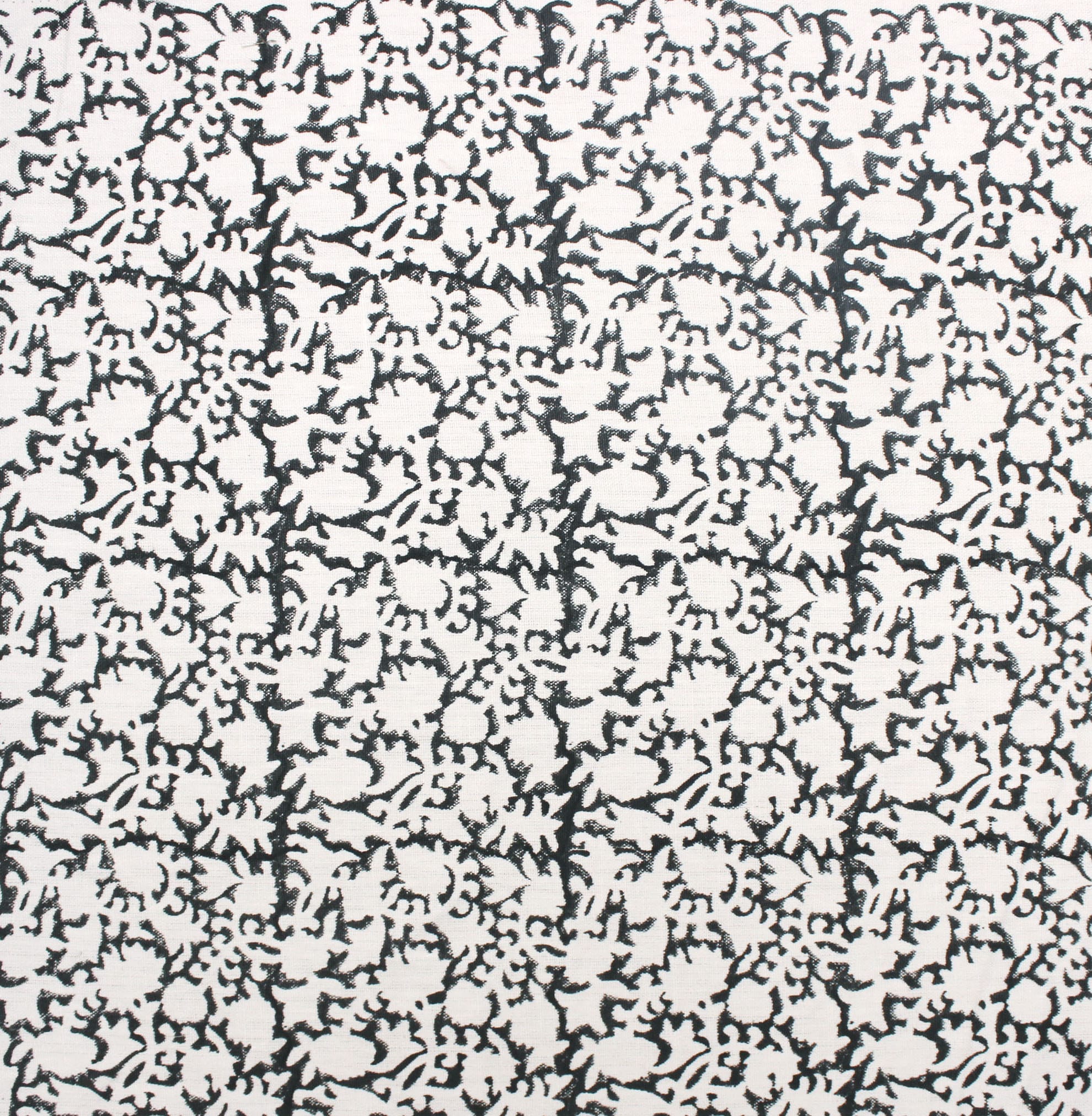 Block Print Linen Fabric, Kiskindha  Handblock Fabric, Block Print Linen Fabric By The Yard, Heavy Linen, Designer Cushion Cover Fabric