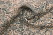 6 Kamal Unique Block Print Patterned Linen Flax Fabric  Decorative Fabric By The Yard  Pillow Cases & Cushion Cover