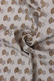 Block Print Linen Fabric, Kohinoor  Indian Cotton Fabric  Thick Hand Loom Linen, Block Print Fabric, Floral Linen Fabric Handmade Upholstery Fabric, Linen For Home