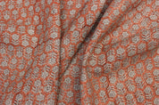 Block Print Linen Fabric, Tulsi Butti  Linen Running Fabrichandloom Heavy Fabric  Indian Block Printed Fabric  Hand Block Pillow Case  Hand Block Upholstery