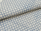 Block Print Linen Fabric, Mugaljaal  Handmade Home Decor Pillow Cover, Cushions  Block Print Fabric, Heavy Linen, Indian  Print Upholstery Fabric