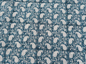 Block Print Linen Fabric, Kerry Jaal  Best Home Decor Linen, Summe Floral Pattern Hand Block Print Running Fabricnatural Fiber Fabric  Sold By The Yard, Upholstery