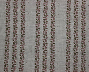Block Print Linen Fabric, Rakhiphool  Hand Block Printed Fabric, Linen Fabric, Indian Fabric, Fabric By Yard, Block Printed Linen Pillow Covers