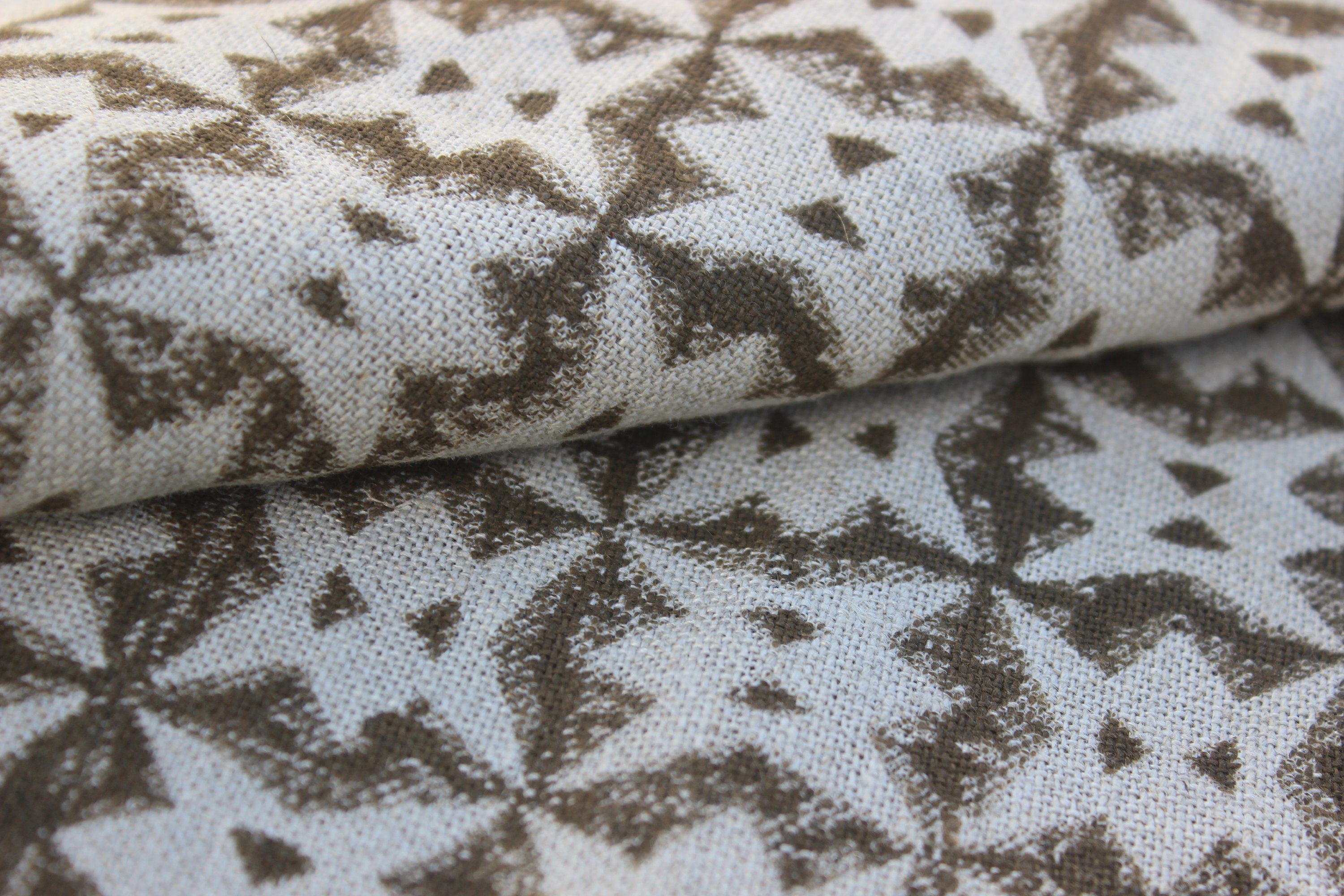 Chitrasen  Fabric, Block Print Fabric, Geometric Hand Block Fabric, Upholsterysewing, Curtaindrapes, Pillowcushions