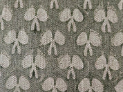 Linen Fabric, Mushroom, Block Print, Fabric By Yard, Indian Handloom Fabric, Home Décor