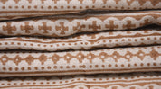 Block print fabric, Modern fabric, Indian Fabric, printed fabric, hand stamped, luxury fabric, Linen by yard - Doji