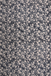 Pure Linen 58" wide, floral fabric, for home décor, Indian fabric, printed fabric, Sewing Fabric, hand stamped - Firoza