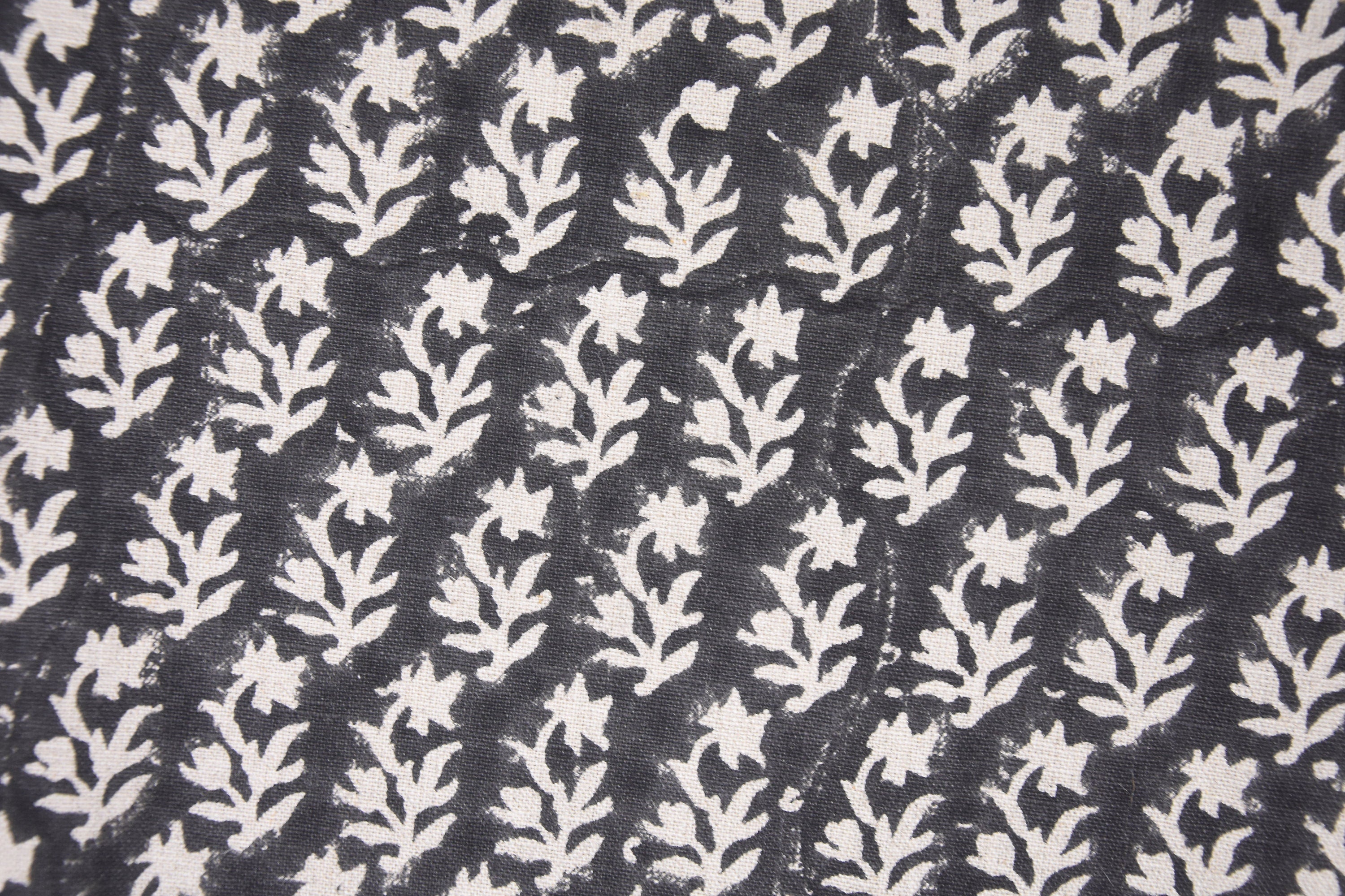 Block print pure linen 58" Wide Indian Fabric, Handloom Linen by yard, upholstery Home Decor - Gunjita
