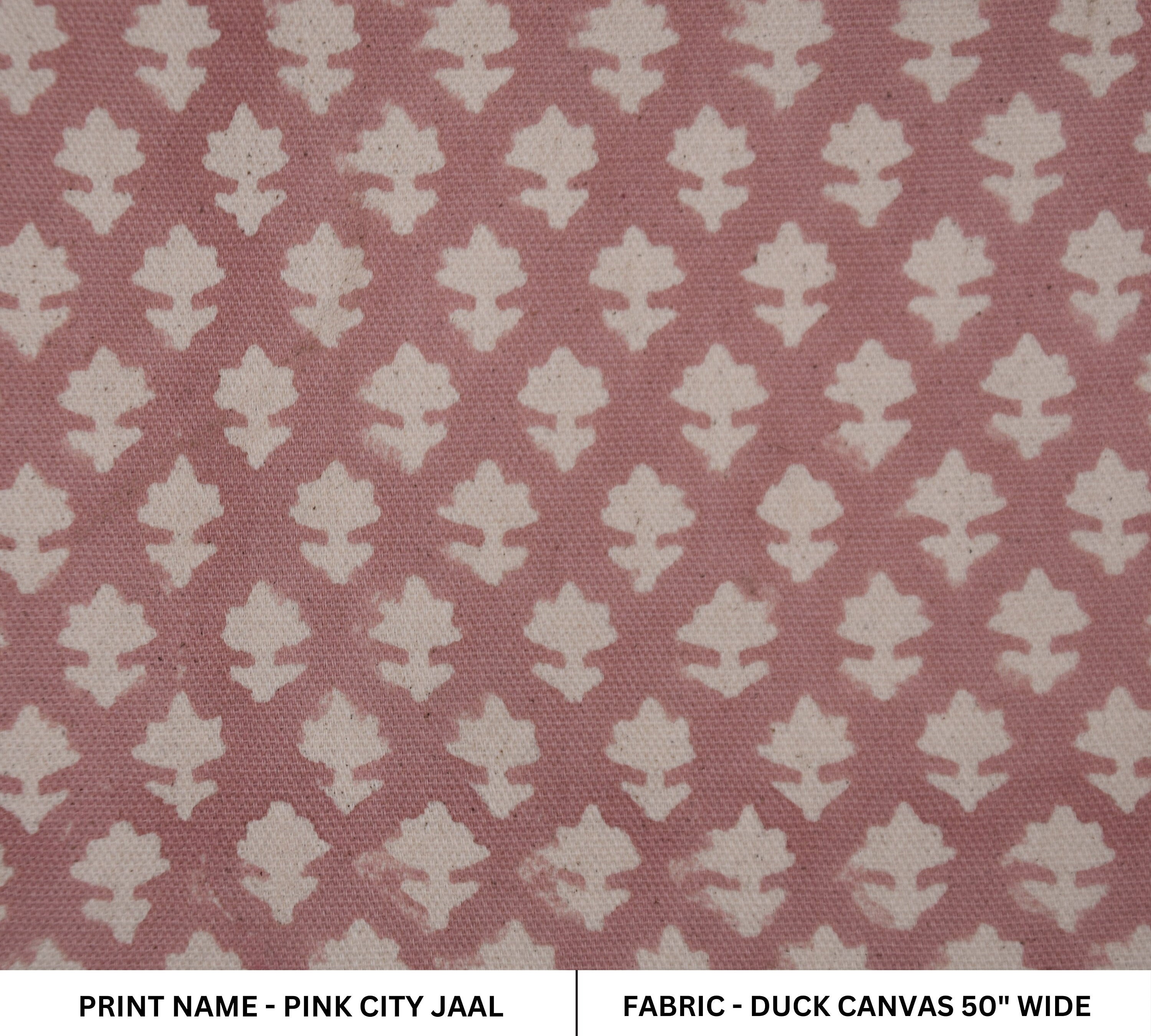Linen cotton, duck canvas 50" wide fabric, cotton quilt fabric, Indian block print, handmade block print fabric - CROSSWORD