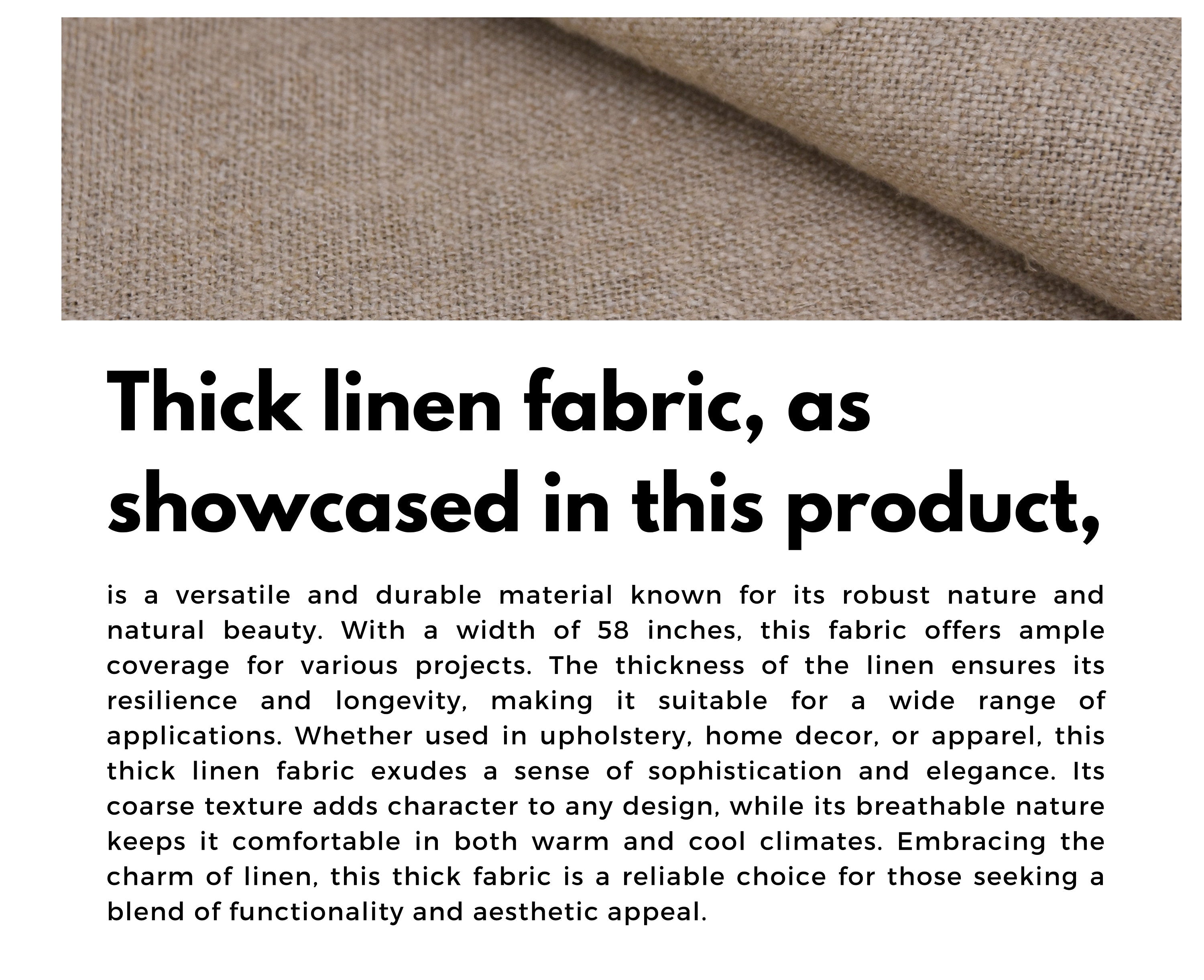 Floral thick linen 58" wide fabric, block print linen, home décor, designer block print fabric, handmade block art - NAAYAB