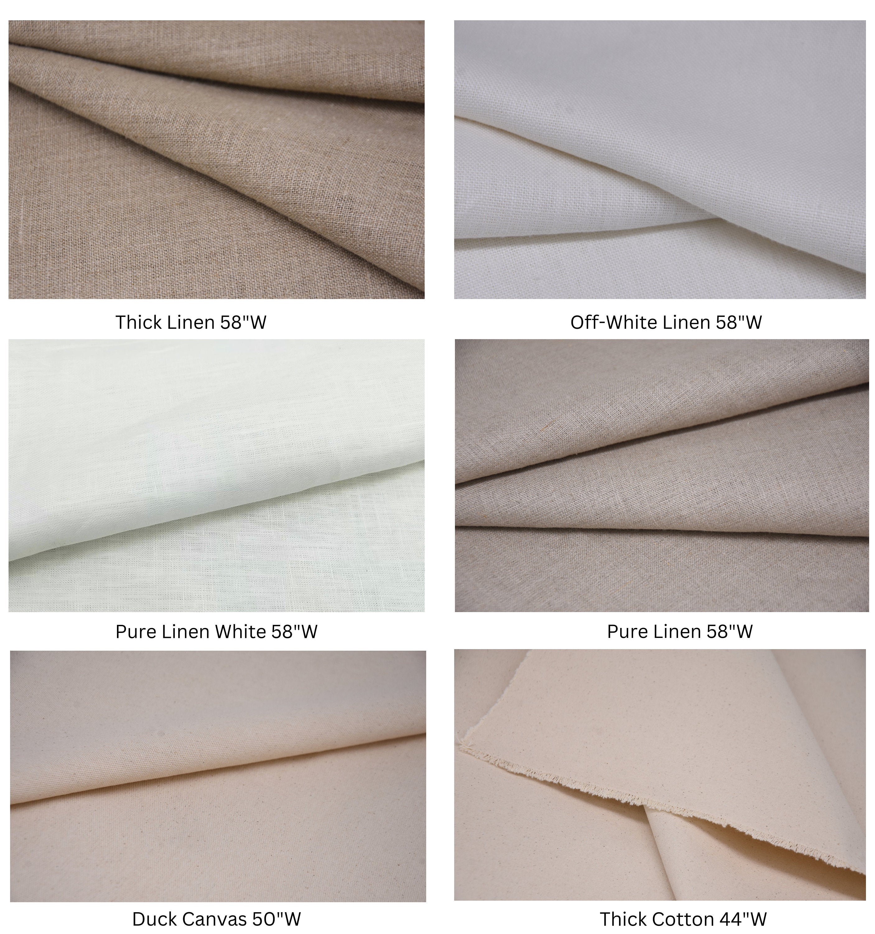 Pure linen 58" wide, linen window curtain, pillow cover, sofa cover, handmade block print, - CHHATRI