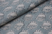 Pure linen 58" wide, linen window curtain, pillow cover, sofa cover, handmade block print, - CHHATRI
