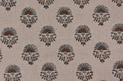 Pure linen 58" wide fabric, cushions and pillows, linen window curtains and table napkins, Indian printed fabrics - INDERJEET